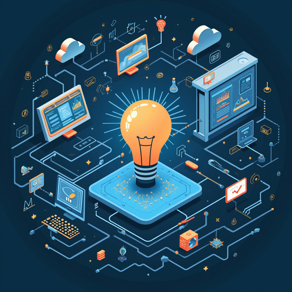 Grid Intelligence Illustration