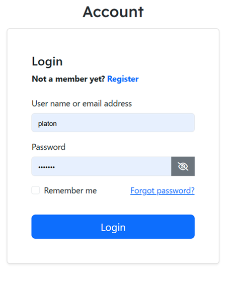 login